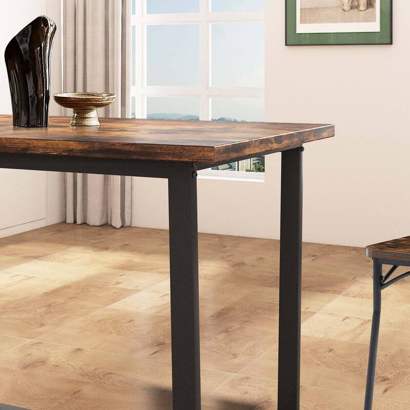 Kitchen Table Set Perfect for Kitchen, Breakfast Nook, Living Room Occasions