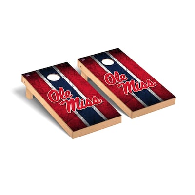 Ole Miss Rebels Vintage Cornhole Board Set