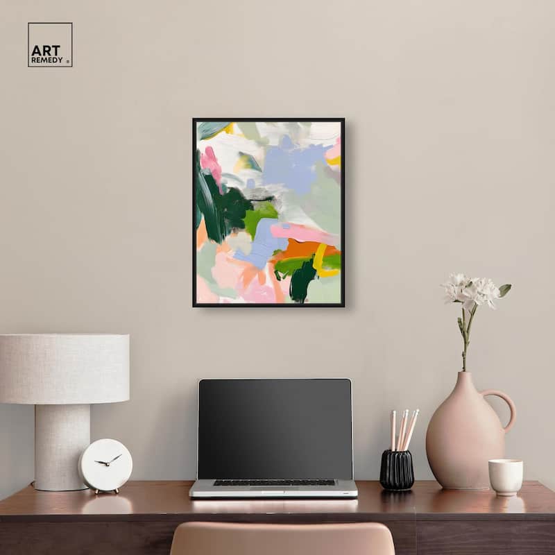 Color Palette Poetry Canvas by Art Remedy
