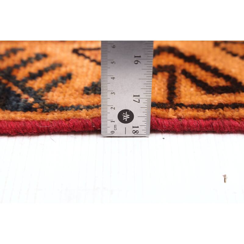 ECARPETGALLERY Hand-knotted Melis Vintage Copper Wool Rug - 5'3 x 7'9