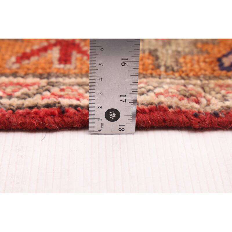 ECARPETGALLERY Hand-knotted Andelz Dark Copper Wool Rug - 3'8 x 8'5