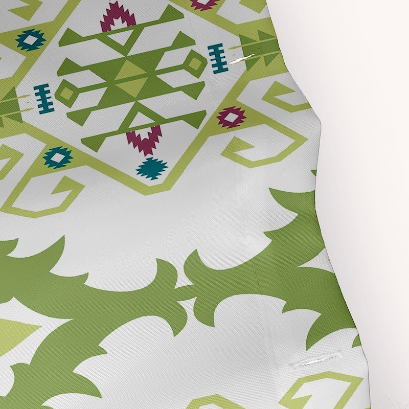 71 x 74-inch Bombay Geometric Print Shower Curtain