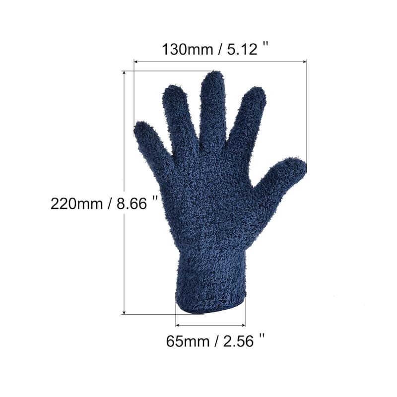 Dusting Cleaning Gloves Microfiber Mittens for Plant Blind Lamp Window