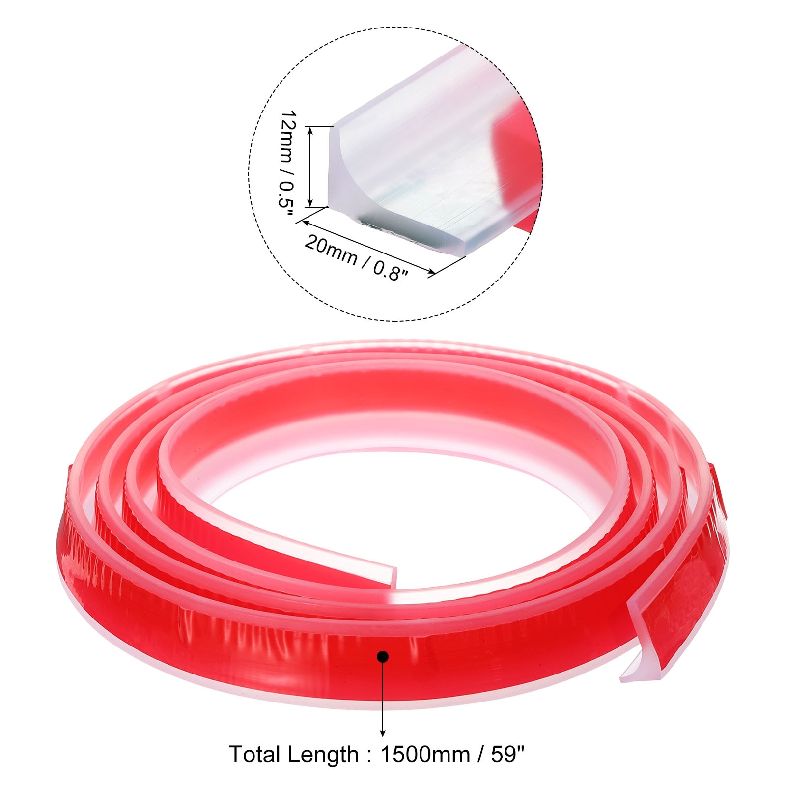 Collapsible Shower Barrier Stopper Water Splash Guard Blocker for Bathroom