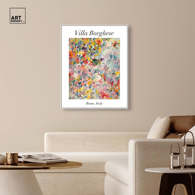 Villa Borghese Canvas by Art Remedy