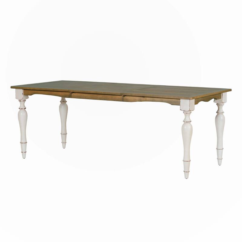 82.7inch Extendable Dining Table with 23.6inch Removable Leaf