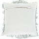 preview thumbnail 6 of 4, Ryder Ruched Ruffle 20-inch Throw Pillow