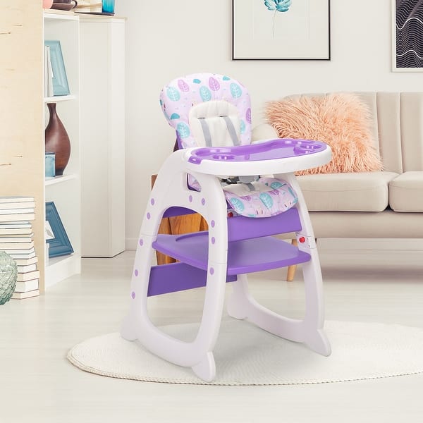 slide 2 of 11, 3-in-1 High Chair for Babies and Toddlers, Table and Chair Set