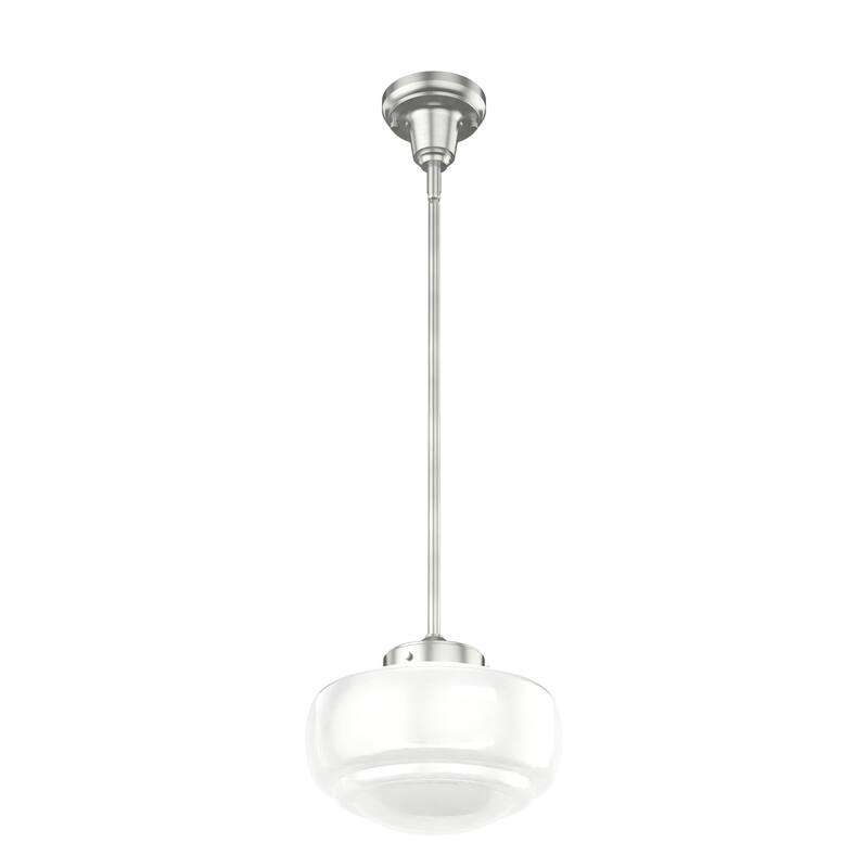 Hunter 10" Saddle Creek 1 Light Pendant or Semi-Flush Mount Ceiling Light - Kitchen Island, Dining Room, Entry