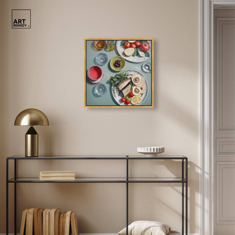 Sea Feast Canvas by Art Remedy