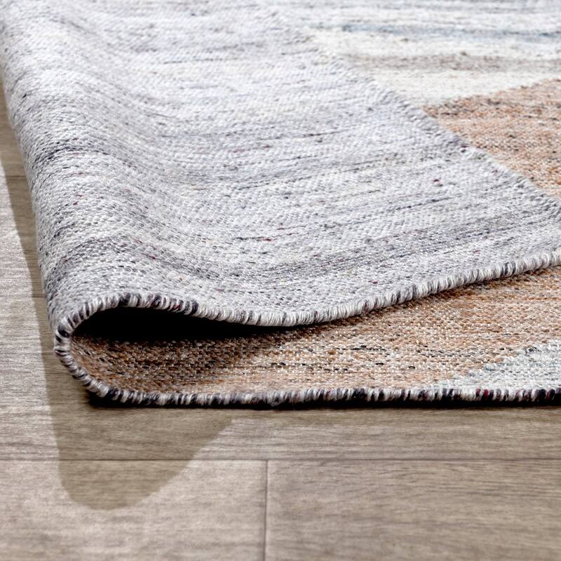 Tawas Indoor Outdoor Handwoven Multi Area Rug by Kosas Home