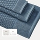 preview thumbnail 98 of 193, Linery & Co. Cotton Diamond Waffle Texture Bath Towels.