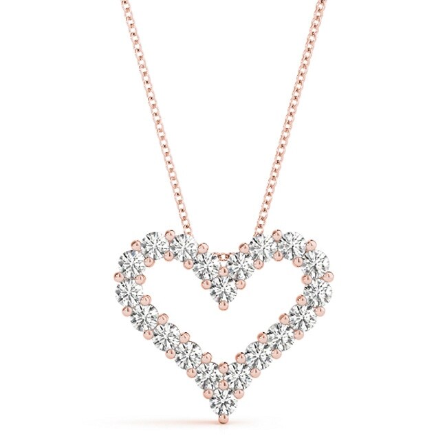 ladies heart necklace