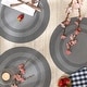 preview thumbnail 28 of 32, Design Imports Silver Doubleframe Kitchen Placemat Set (Set of 6)