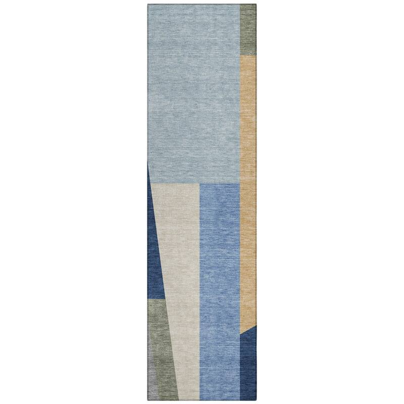 Machine Washable Indoor/ Outdoor Contemporary Jolie Chantille Rug