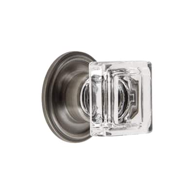 Grandeur CARR-CRYS-KNOB-GEO Carre 1-1/4" Square Crystal Cabinet Knob