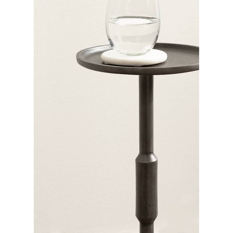 Kate and Laurel Truxton Pedestal Metal Table