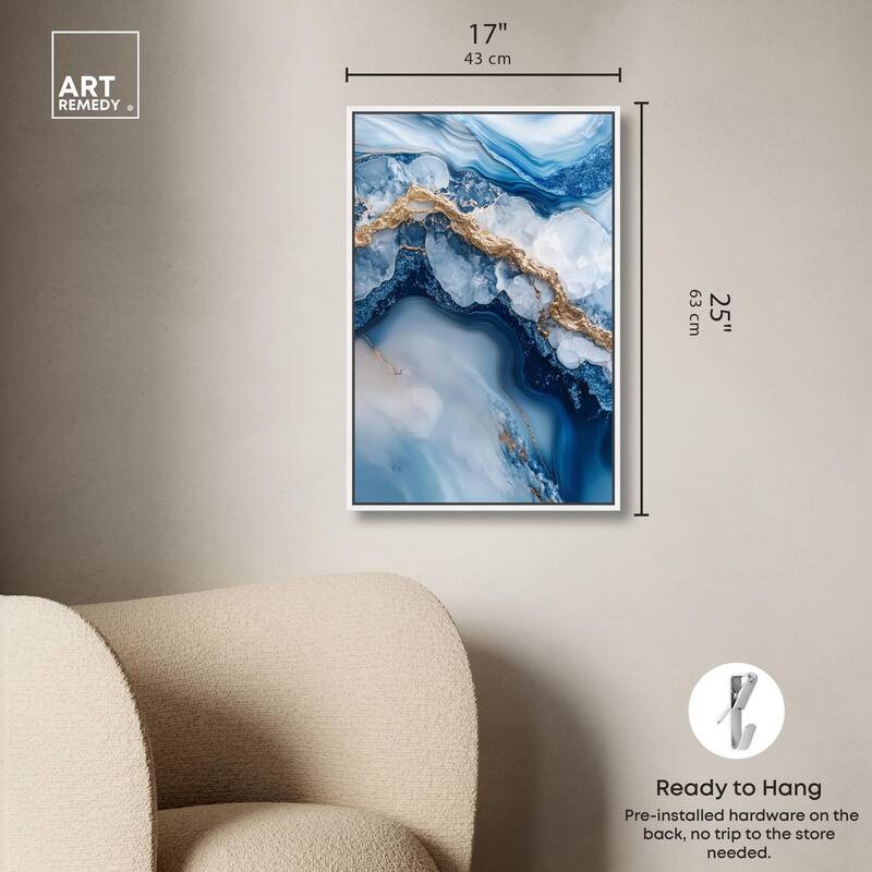 Molten Topaz II Canvas by Art Remedy