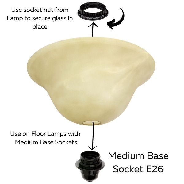 Alabaster glass shade new arrivals