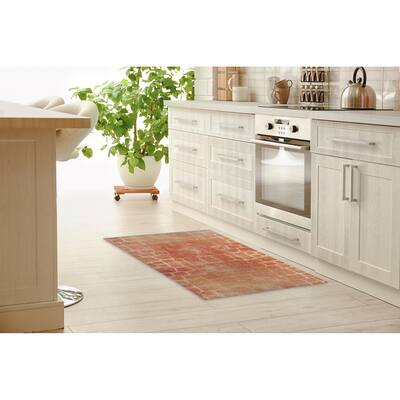 CHADEN BURNT ORANGE Kitchen Mat