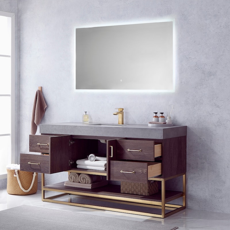 Miseno MV789060S Alistair 60" Free Standing Single Basin Vanity Set