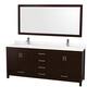 Option Espresso / Giotto Quartz Top / Brushed Chrome