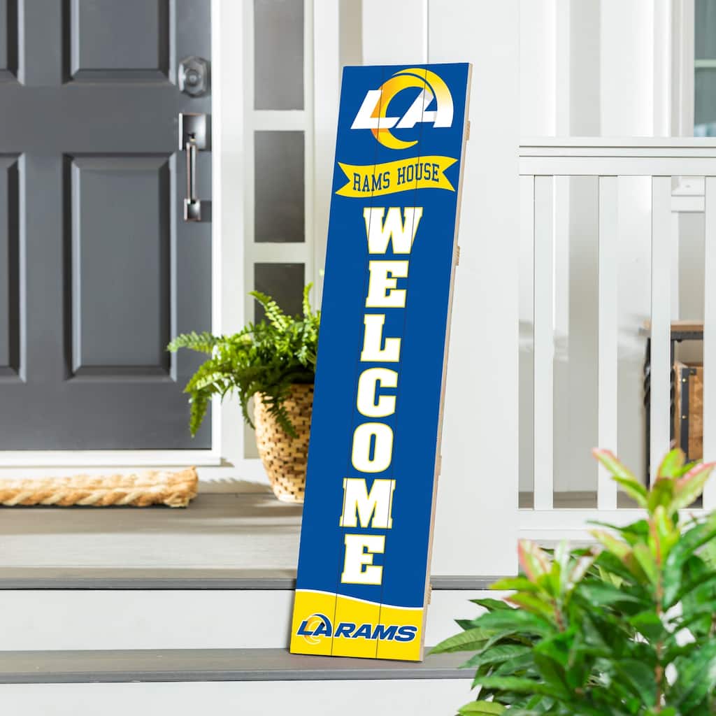 47" Porch Leaner Welcome Wall Sign, Los Angeles Rams
