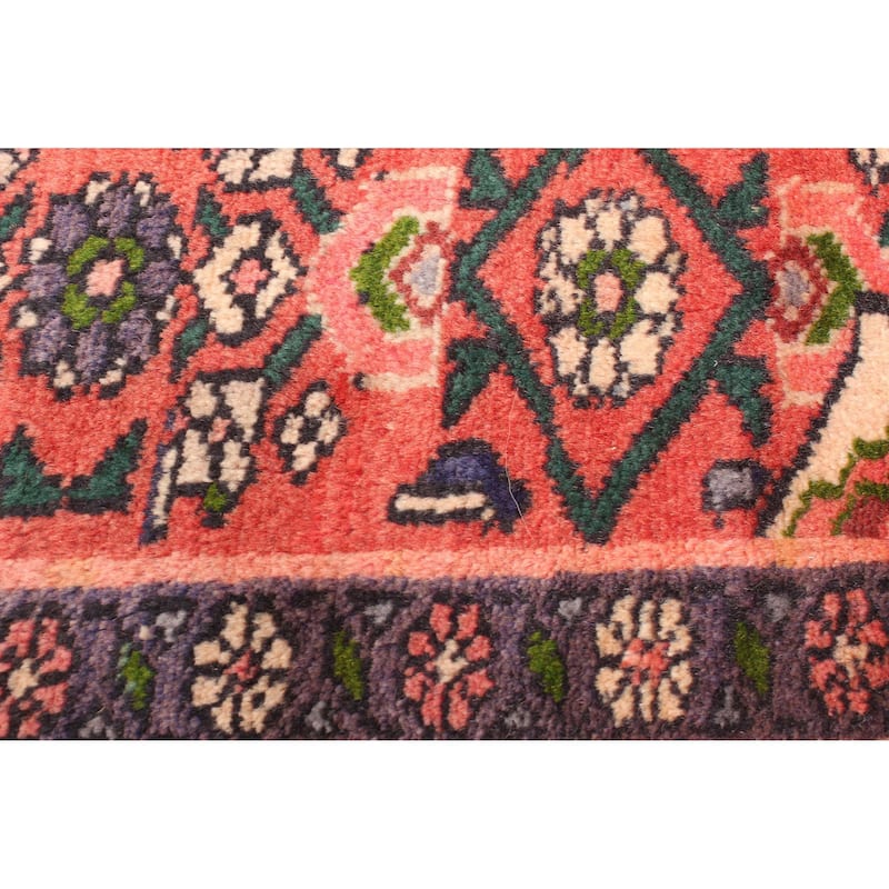 ECARPETGALLERY Hand-knotted Andelz Red Wool Rug - 4'4 x 7'10