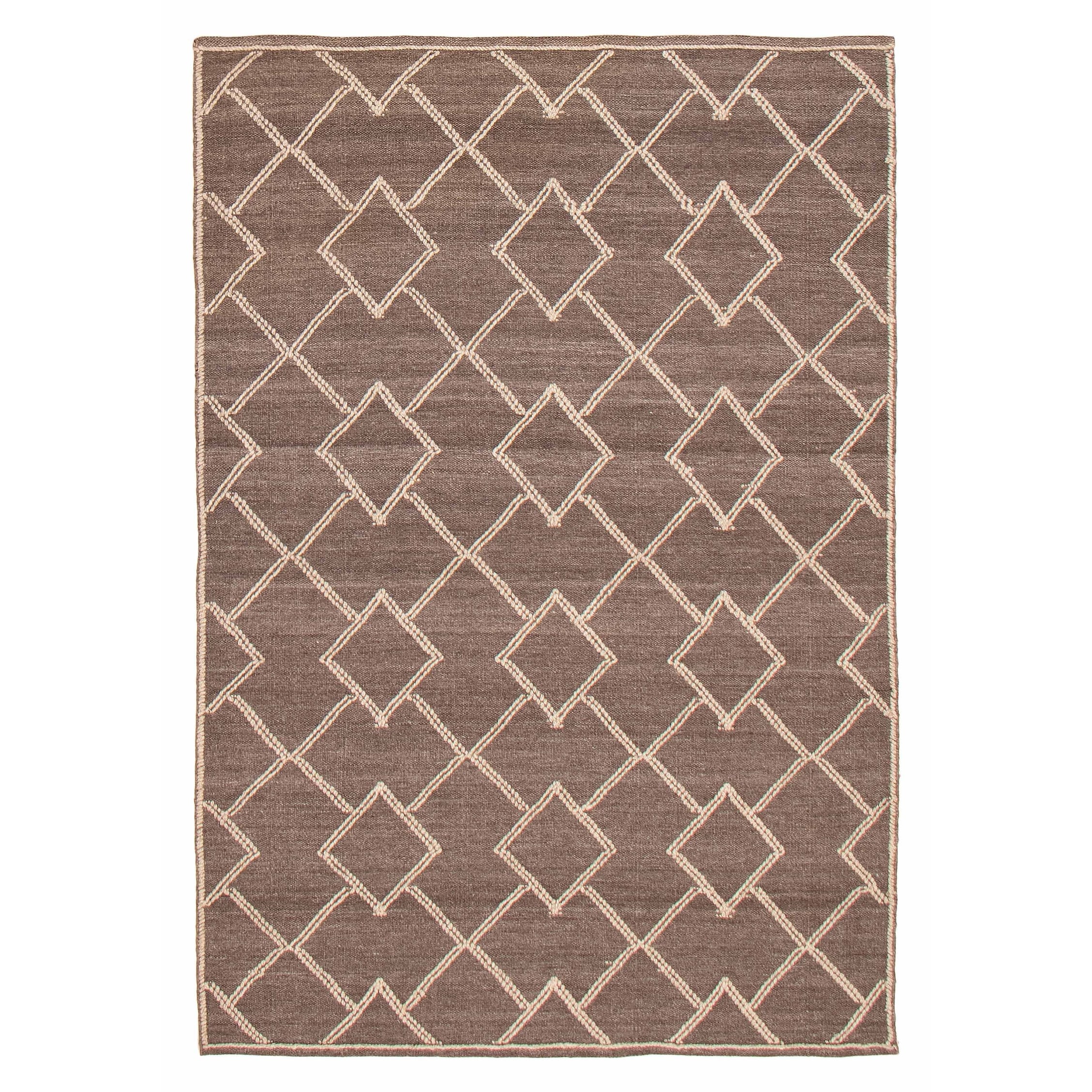 Marrakech Brown Kilim 5'3" x 7'11" - 5'3 x 7'11