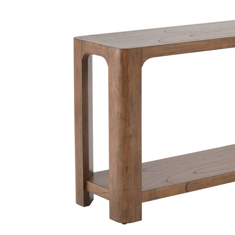 NPD Furniture Trevin 66" Console Table with Open Shelf