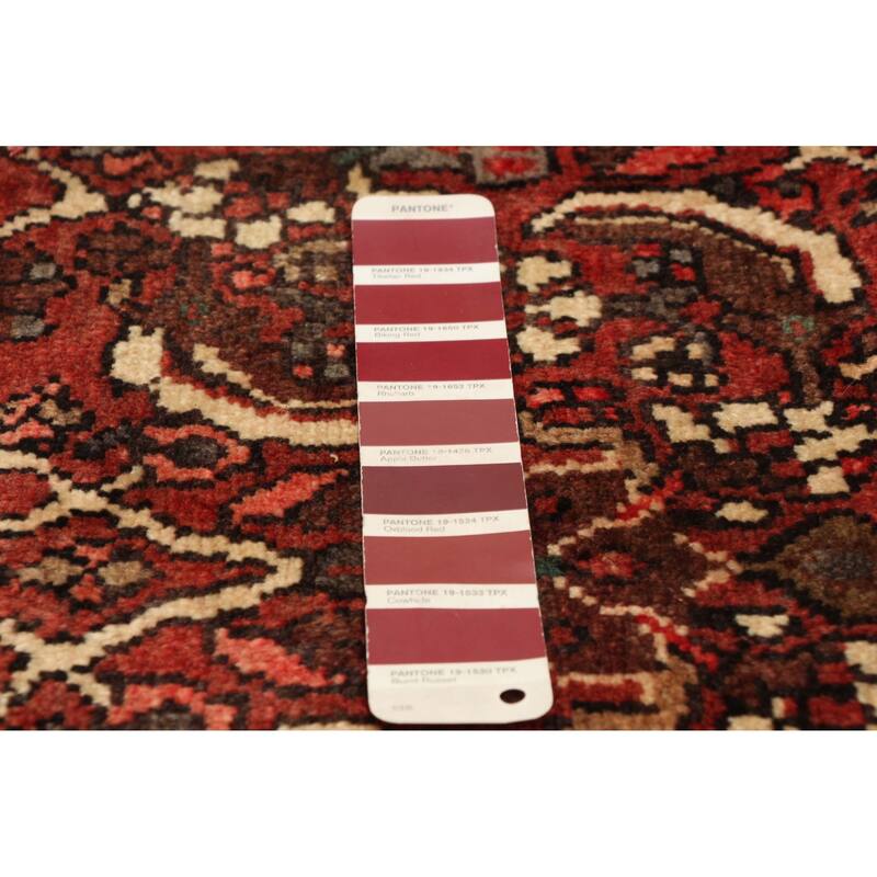 ECARPETGALLERY Hand-knotted Andelz Red Wool Rug - 3'7 x 9'6