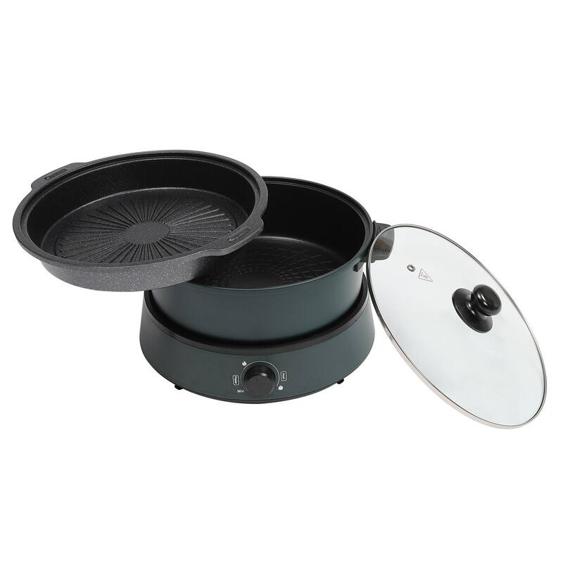 Portable 4L Electric Hot Pot with NonStick Skillet Bed Bath & Beyond 39994708