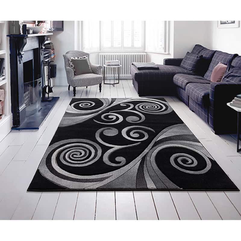 Orelsi Collection Abstract Area Rug