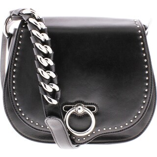 Rebecca Minkoff Womens Jean Suede Embellished Crossbody Handbag