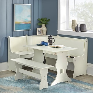 Shop Simple Living Bella Nook Dining Set On Sale Overstock