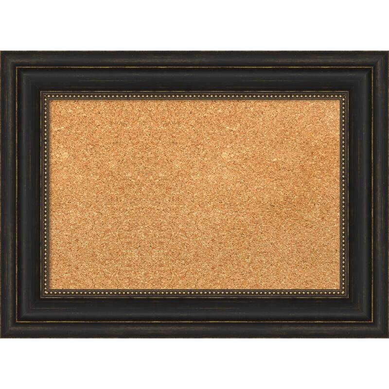 Accent Bronze Framed Cork Bulletin Memo Board