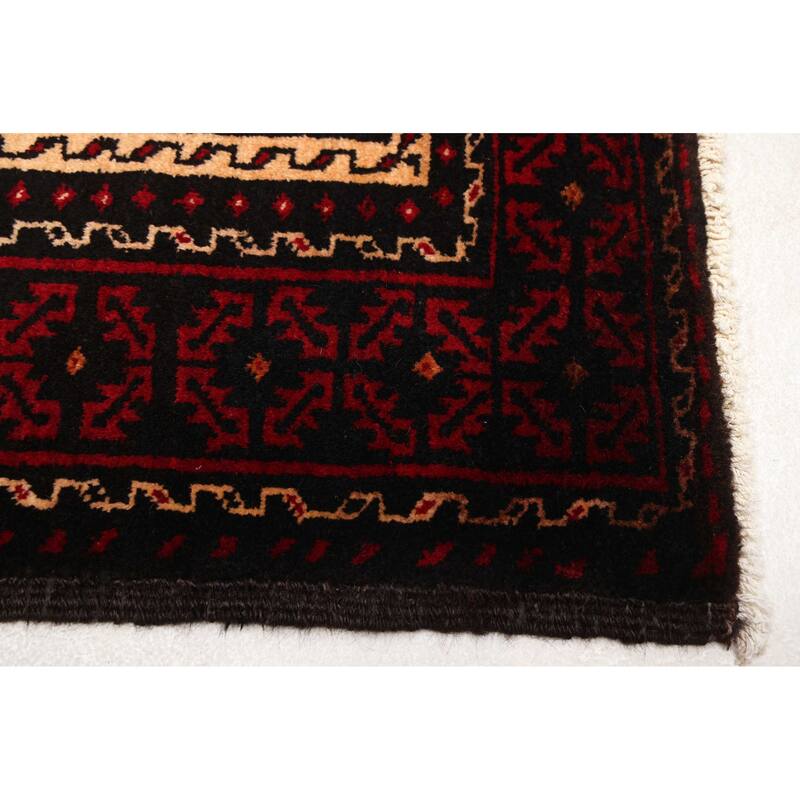 ECARPETGALLERY Hand-knotted Teimani Ivory Wool Rug - 3'7 x 5'11