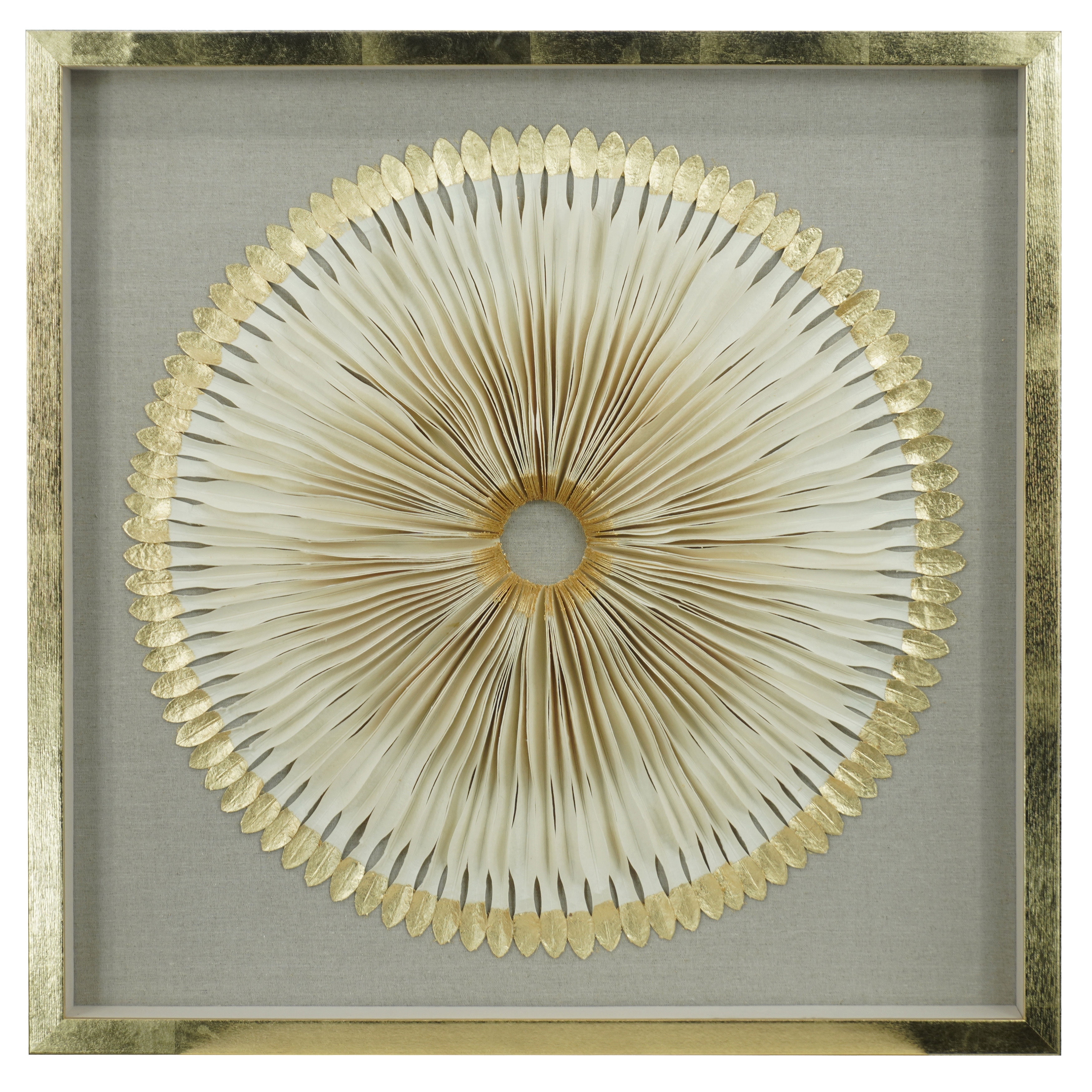 HUJI Abstract Paper Quilling Art Shadow Box Wall Decor