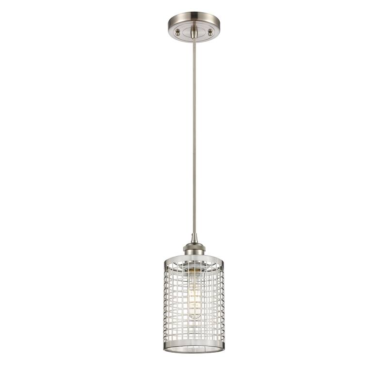 Innovations Lighting Nestbrook - 1 Light Cord Hung Pendant - Satin Nickel