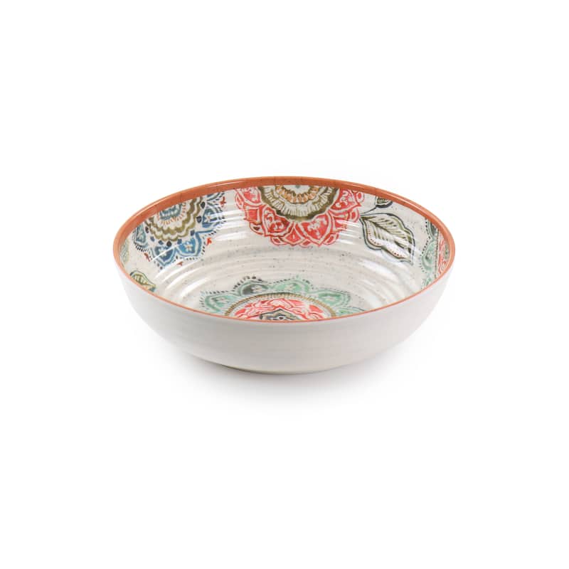 12 Piece Cottage Melamine Dinnerware Set