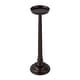 preview thumbnail 1 of 2, Tilly 7 in. W Round All Metal Pedestal Base End Table Bronze