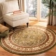 preview thumbnail 60 of 140, SAFAVIEH Lyndhurst Kuralay Traditional Oriental Rug 5'3" Round - Sage/Ivory - Round