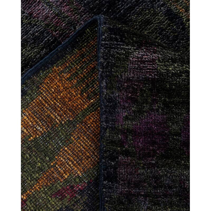 Overdyed, One-of-a-Kind Hand-Knotted Area Rug - Brown - 6' 0" x 9' 2"