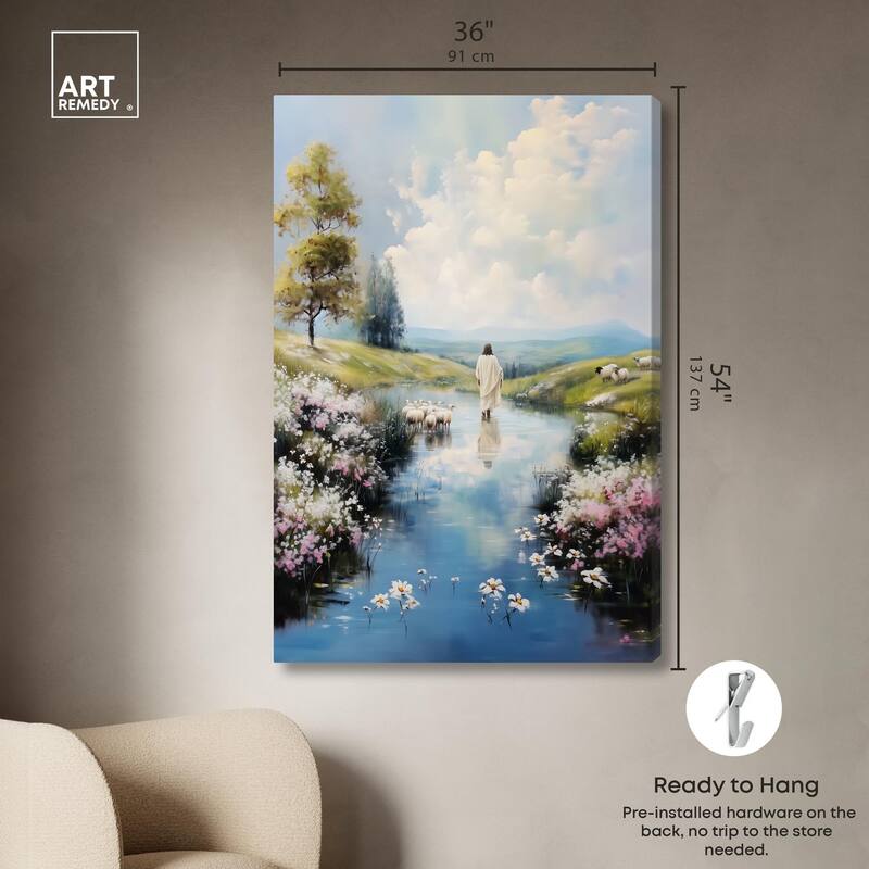 Caretaker's Calm Crossing I Canvas by Art Remedy, Gallery Wrapped