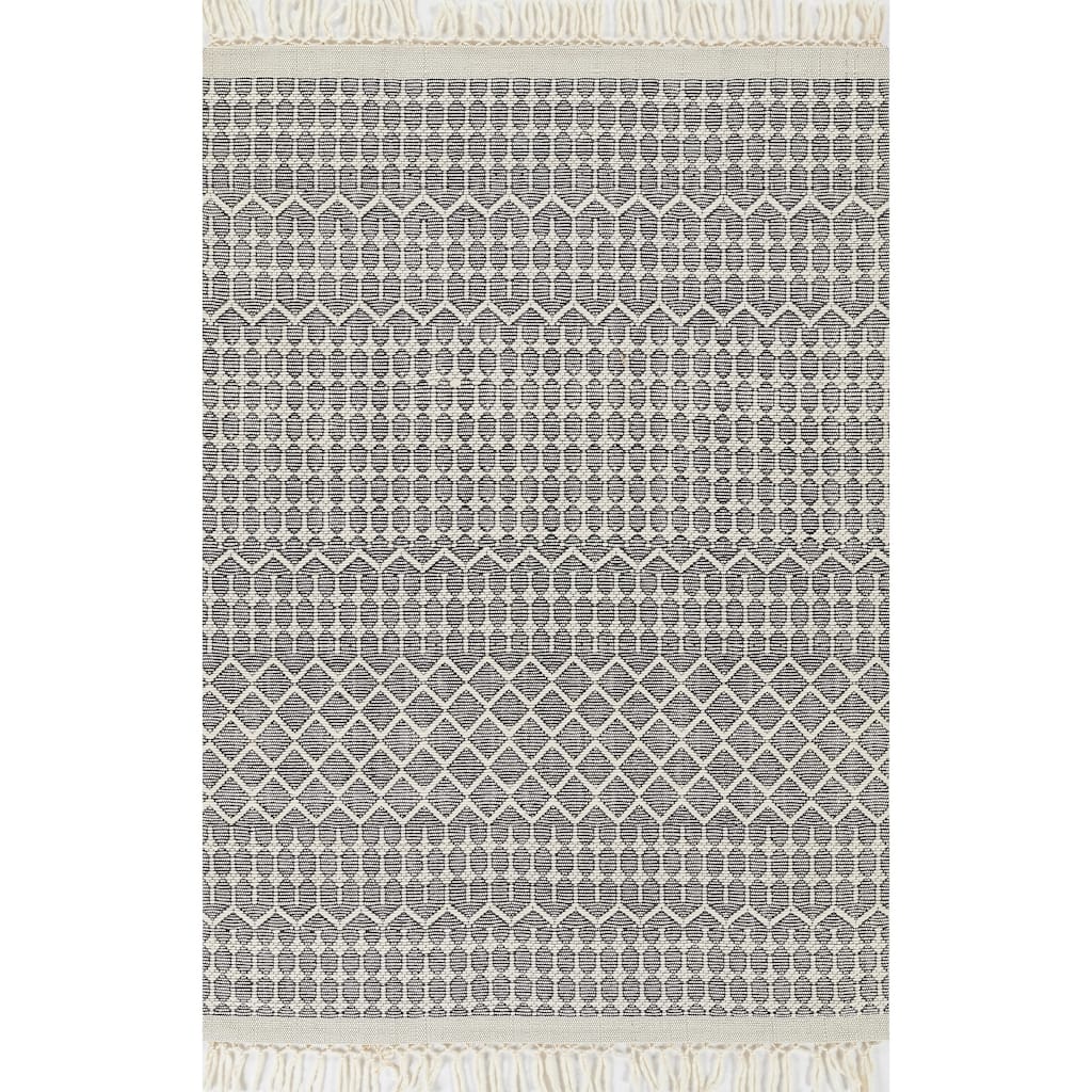 Momeni Ember Geometric Hand Woven Wool Blend Area Rug