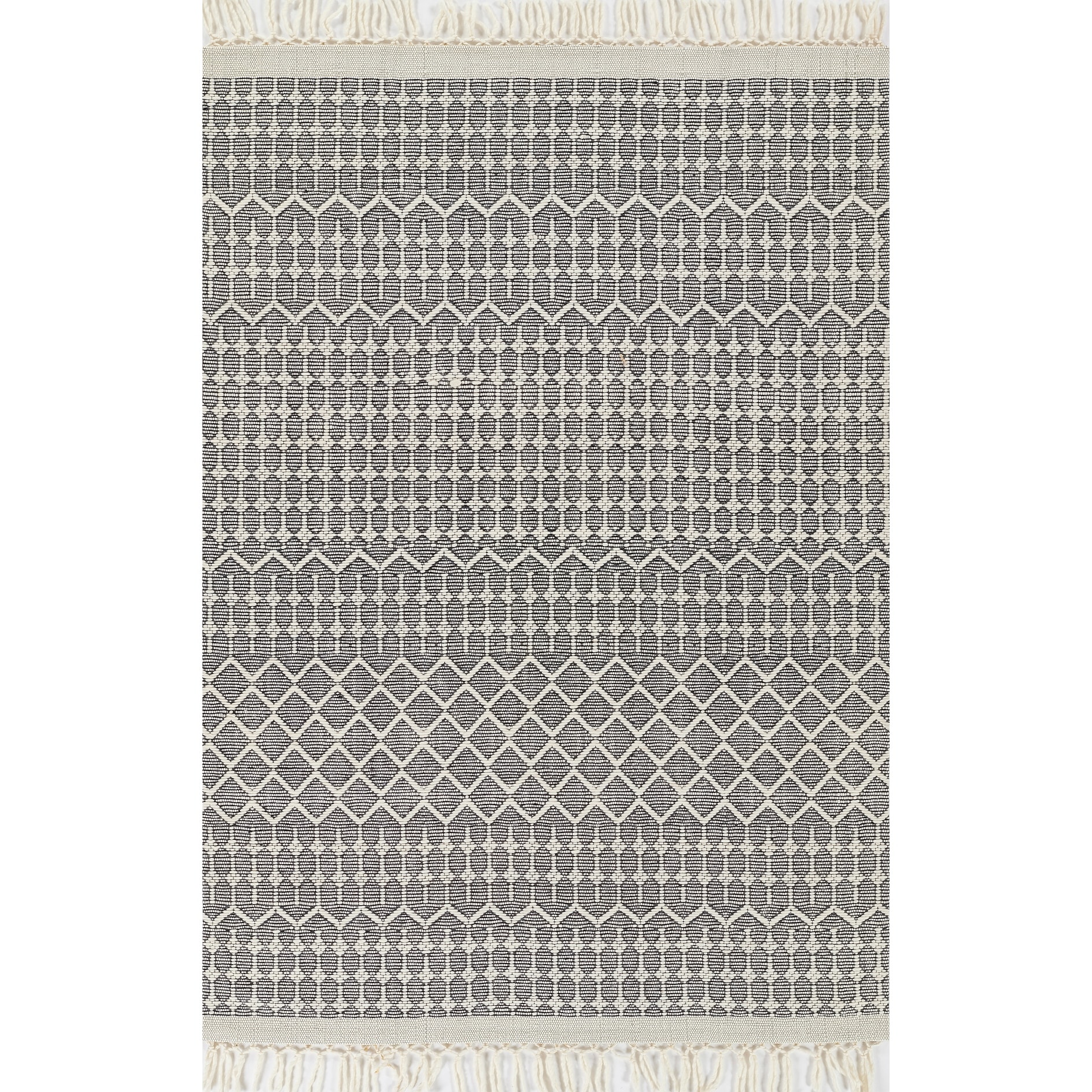 Momeni Ember Geometric Hand Woven Wool Blend Area Rug