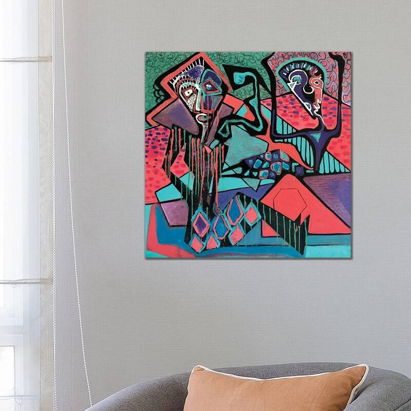 iCanvas "Expressive Abstract V" by Frantisek Florian Canvas Print - 26x26x1.5