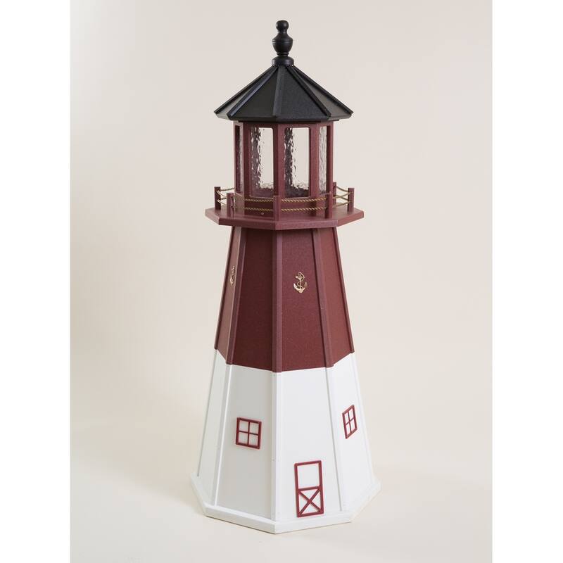 Poly Lighthouse with Solar Light