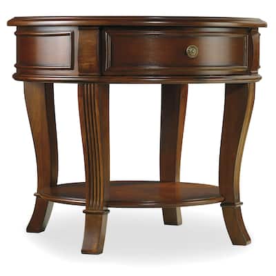 Brookhaven Round Lamp Table - 28"W x 28"L x 24"H