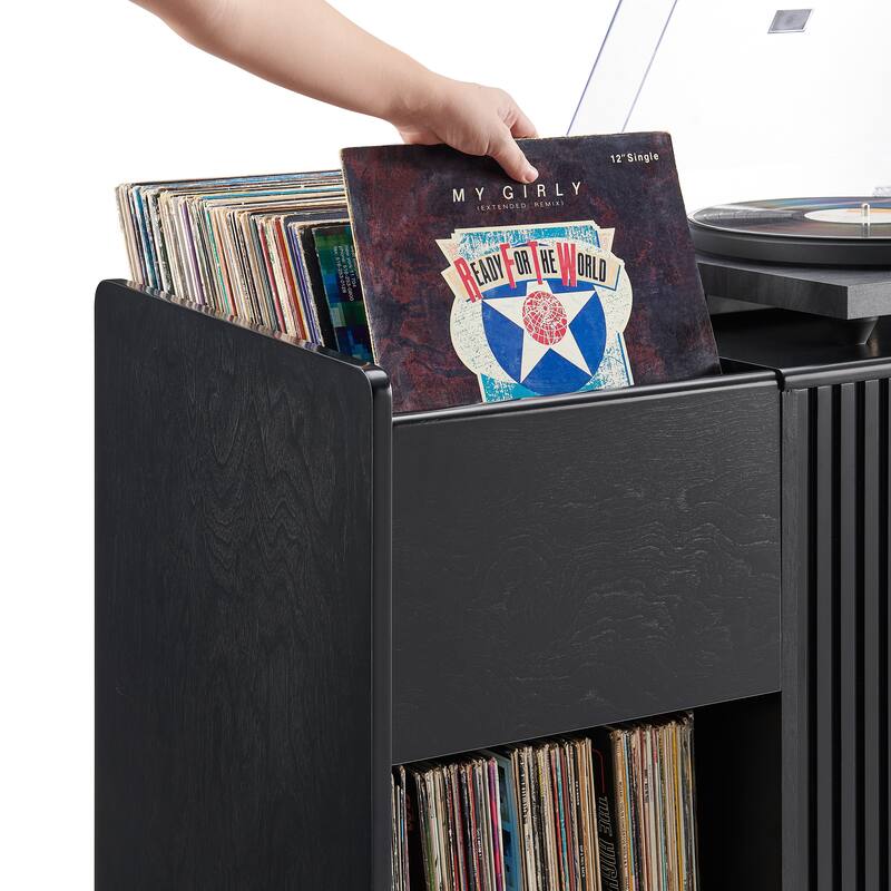 Crosley Arden Record Player Cabinet With Vinyl Storage